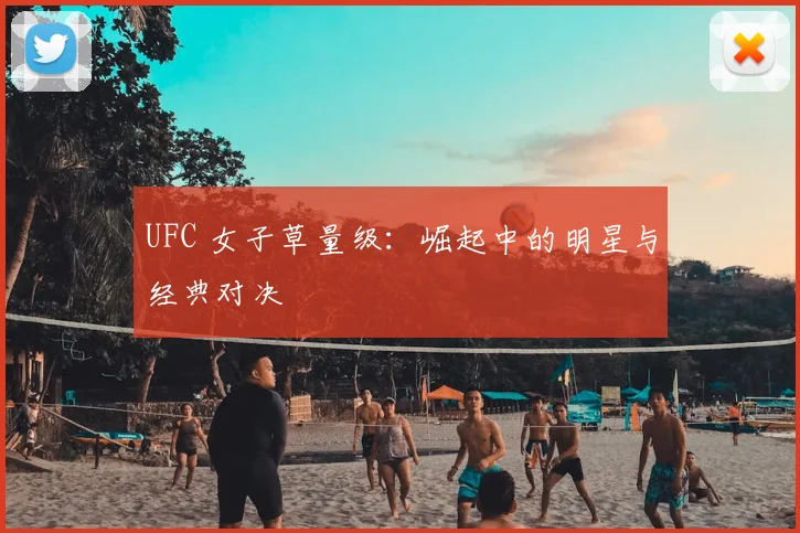 UFC 女子草量级:崛起中的明星与经典对决